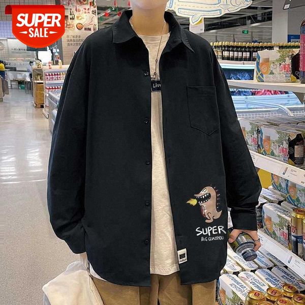 monster print long sleeve shirt men's hong kong style large size loose end inch jacket #kc7n, White;black
monster print long sleeve shirt men's hong kong style large size loose end inch jacket #kc7n, White;black