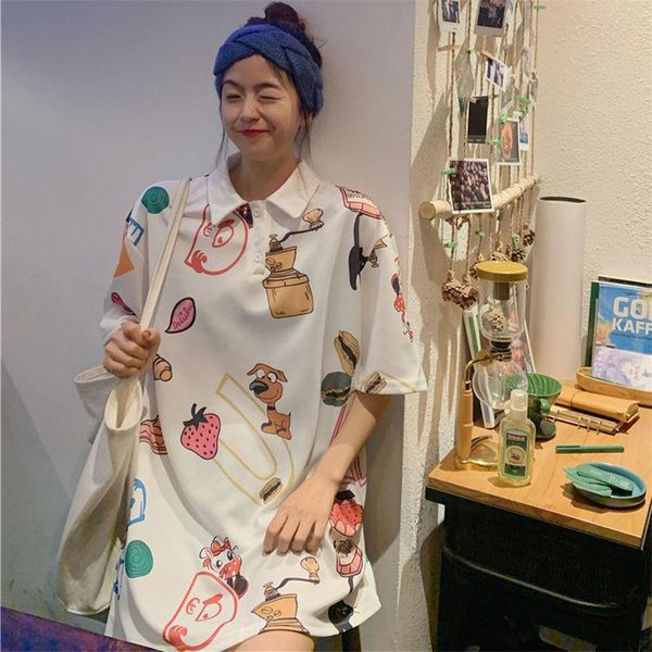 women's t-shirt summer cartoon printed cool white streetwear fashion women lovely loose cute tees female high street tee
women's t-shirt summer cartoon printed cool white streetwear fashion women lovely loose cute tees female high street tee