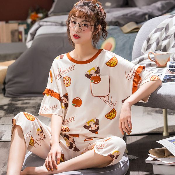 pajama sets women plus size 5xl korean soft cartoon lovely pregnant femme pajamas homewear trendy summer lady sleepwear 25 style, Black;red
pajama sets women plus size 5xl korean soft cartoon lovely pregnant femme pajamas homewear trendy summer lady sleepwear 25 style, Black;red