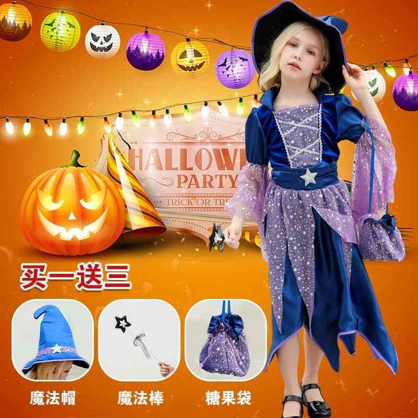 halloween children's costume dress magic candy witch dress little girl's dance costume, Black;red
halloween children's costume dress magic candy witch dress little girl's dance costume, Black;red
