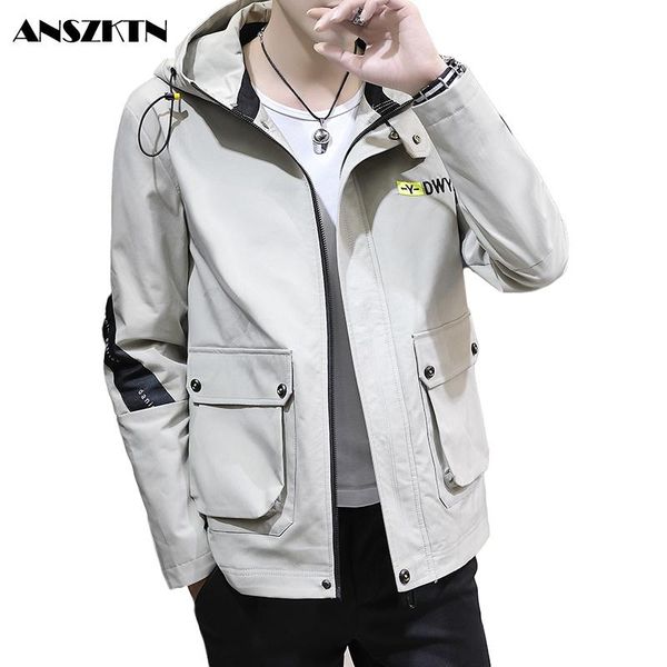 men's jackets bomber zipper jacket autumn street cargo multi-pocket outside hooded coats fashion slim fit windbreaker clothing, Black;brown
men's jackets bomber zipper jacket autumn street cargo multi-pocket outside hooded coats fashion slim fit windbreaker clothing, Black;brown