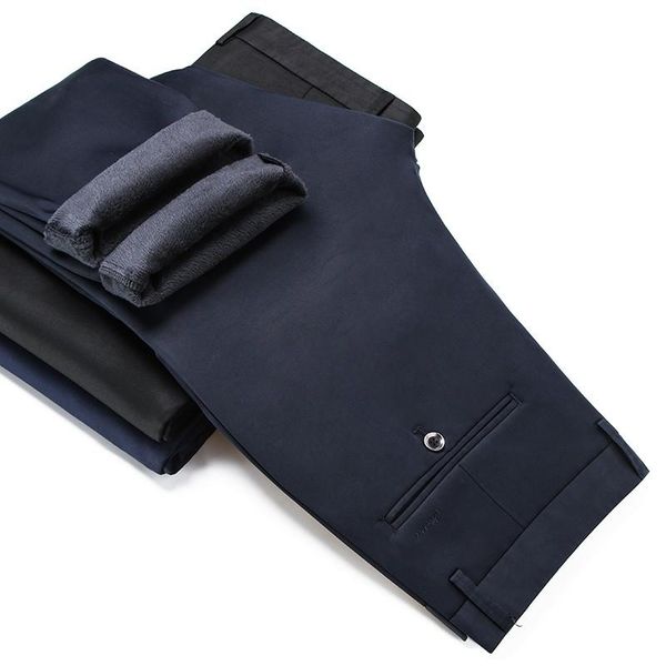 men's pants 2021 winter business fashion black blue stretch fleece office slim trousers male brand men's warm thick casual
men's pants 2021 winter business fashion black blue stretch fleece office slim trousers male brand men's warm thick casual