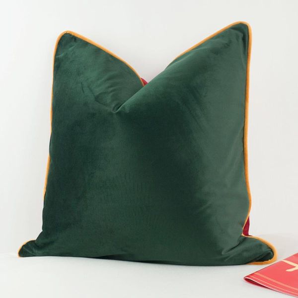 colors velvet cushion cover olive green red with brown yellow piping pillow case soft no balling-up without stuffing cushion/decorative
colors velvet cushion cover olive green red with brown yellow piping pillow case soft no balling-up without stuffing cushion/decorative