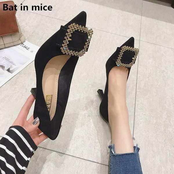 dress shoes spring classic women sandals pu leather pointed toe high heels wedding woman mujer w146, Black
dress shoes spring classic women sandals pu leather pointed toe high heels wedding woman mujer w146, Black