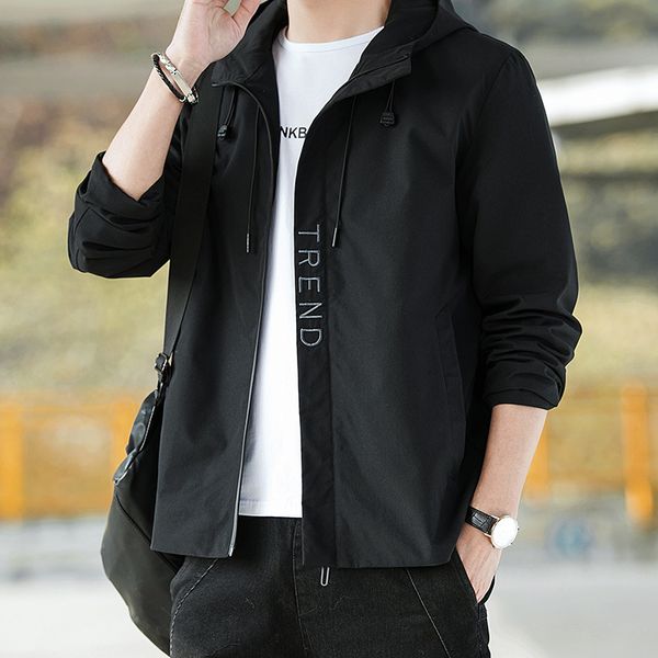 jacket men's spring and autumn 2021 korean fashion hooded casual large size baseball jacket, Black;brown
jacket men's spring and autumn 2021 korean fashion hooded casual large size baseball jacket, Black;brown