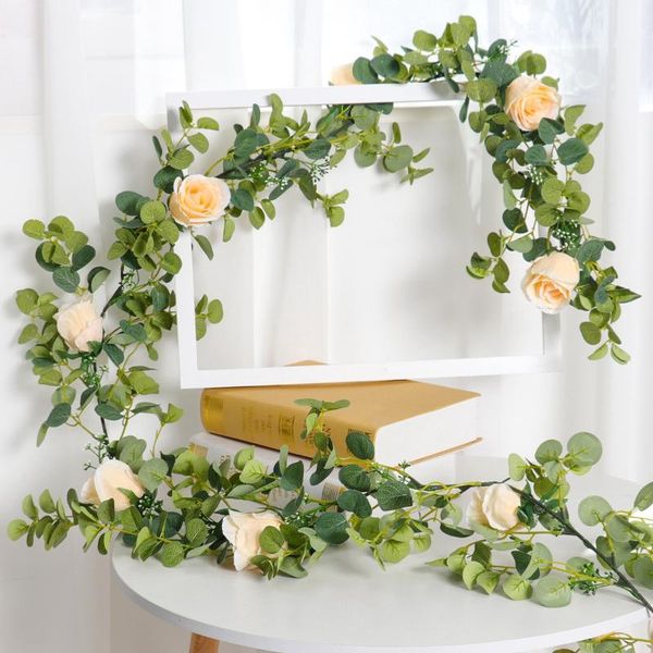 decorative flowers & wreaths 2m artificial plants fake eucalyptus vine garland hanging rattan wedding home table party garden craft art wall
decorative flowers & wreaths 2m artificial plants fake eucalyptus vine garland hanging rattan wedding home table party garden craft art wall