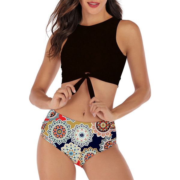solid tie-front tank swimwear women swimsuit high waist bikini push up biquini bathing suit high neck bikinis 2021 mujer
solid tie-front tank swimwear women swimsuit high waist bikini push up biquini bathing suit high neck bikinis 2021 mujer