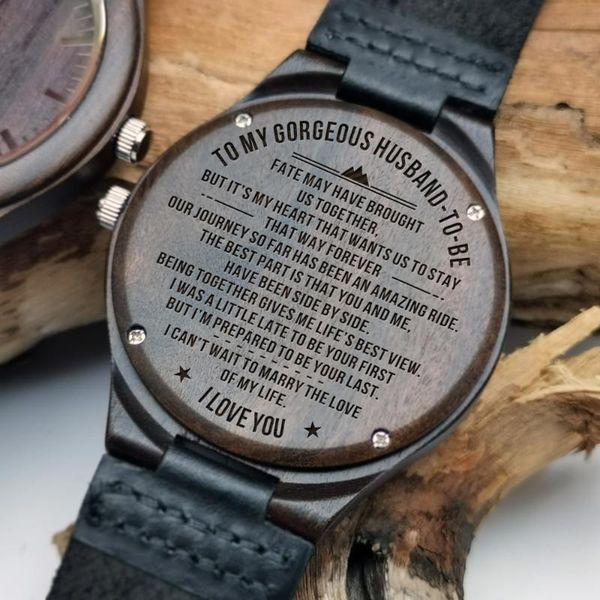 wristwatches to my husband engraved what makes sense wooden watch for men and women anniversary gift boyfriend man, Slivery;brown
wristwatches to my husband engraved what makes sense wooden watch for men and women anniversary gift boyfriend man, Slivery;brown
