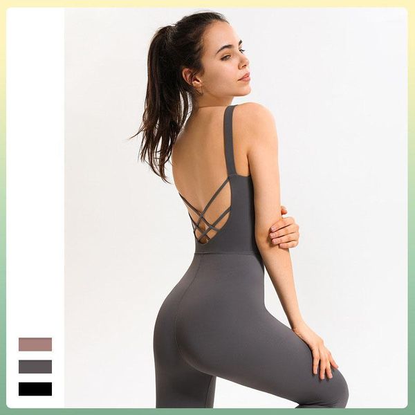 yoga outfit women gym clothing seamless sets sleeveless back strap cross set with padded sports tights rompers fitness jumpsuits
yoga outfit women gym clothing seamless sets sleeveless back strap cross set with padded sports tights rompers fitness jumpsuits
