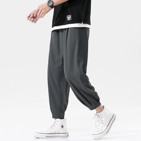 men's pants casual oversize 2022 fashion harajuku streetwear trousers male solid color classic ankle-length harem, Black
men's pants casual oversize 2022 fashion harajuku streetwear trousers male solid color classic ankle-length harem, Black