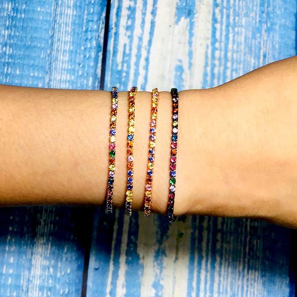 link, chain noter arrival tennis bracelets women girls luxusy multicolor zirconia link braslet friendship jewelry pulseras mujer, Black
link, chain noter arrival tennis bracelets women girls luxusy multicolor zirconia link braslet friendship jewelry pulseras mujer, Black