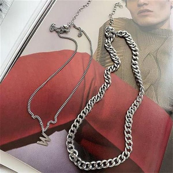 chains fashion hollow w letter design silver chain necklace for women vintage punk necklaces choker collier femme jewelry gifts
chains fashion hollow w letter design silver chain necklace for women vintage punk necklaces choker collier femme jewelry gifts