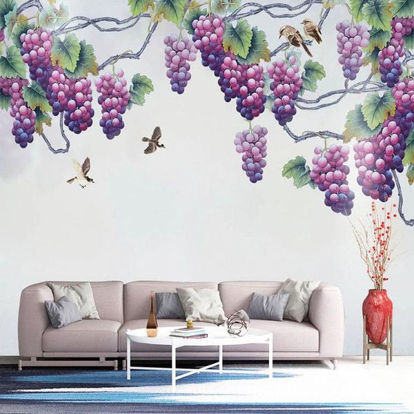 wallpapers custom mural wallpaper chinese style hand painted grape bird wall painting living room tv study background papel de parede
wallpapers custom mural wallpaper chinese style hand painted grape bird wall painting living room tv study background papel de parede
