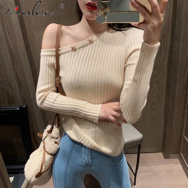 women's sweaters one shoulder womens tee shirt 2021 fashion long sleeve korean hipster casual knit t stretchy blusas femininas t04108b, White;black
women's sweaters one shoulder womens tee shirt 2021 fashion long sleeve korean hipster casual knit t stretchy blusas femininas t04108b, White;black