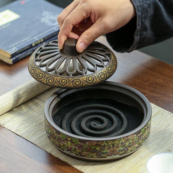 fragrance lamps 1pc extra large incense burner ceramic mosquito repellent indoor enamel
fragrance lamps 1pc extra large incense burner ceramic mosquito repellent indoor enamel