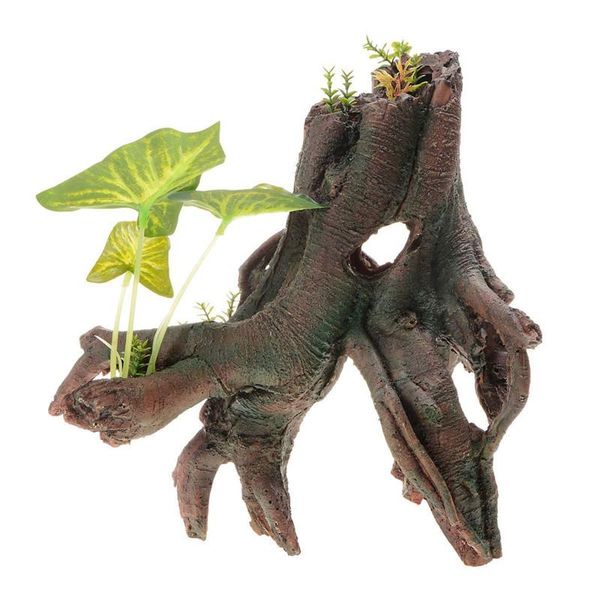 decorations 10.2" aquarium tree root decoration fish tank artificial plant trunk ornament imitation withered resin fake wood decor
decorations 10.2" aquarium tree root decoration fish tank artificial plant trunk ornament imitation withered resin fake wood decor