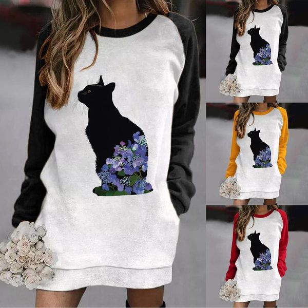 casual dresses winter women long sleeve solid dress fashion crew neck pockets autumn sweatshirts female 2021 straight, Black;gray
casual dresses winter women long sleeve solid dress fashion crew neck pockets autumn sweatshirts female 2021 straight, Black;gray