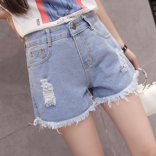 women's jeans denim shorts summer high waist large size loose korean version shows thin and versatile wide leg pants 63x9, Blue
women's jeans denim shorts summer high waist large size loose korean version shows thin and versatile wide leg pants 63x9, Blue