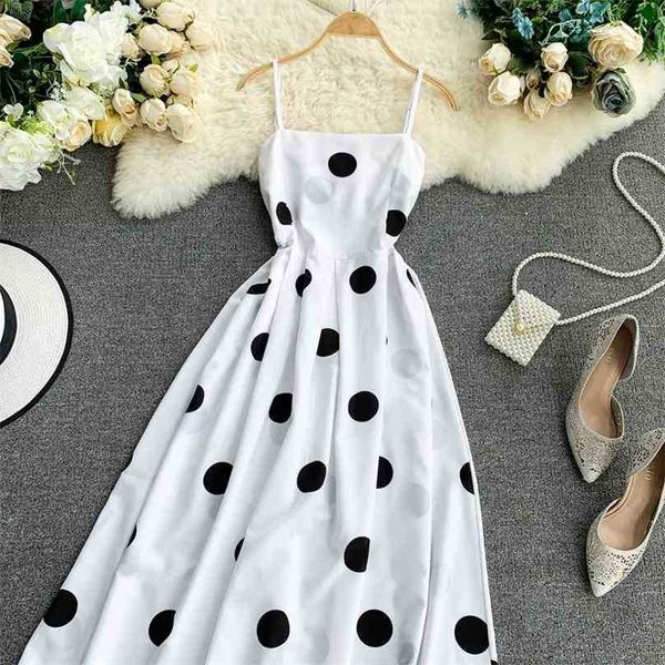 fashion women kneet dress vestidos mujer summer spaghetti strap a line bodycon es ladies elegant dot print 210525, Black;gray
fashion women kneet dress vestidos mujer summer spaghetti strap a line bodycon es ladies elegant dot print 210525, Black;gray