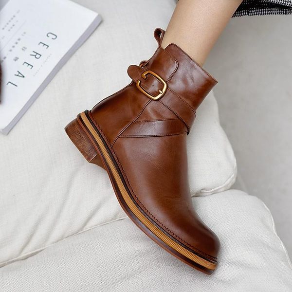 boots winter full leather upper short women fashion casual comfortable zipper claret coffee size 34-39, Black
boots winter full leather upper short women fashion casual comfortable zipper claret coffee size 34-39, Black