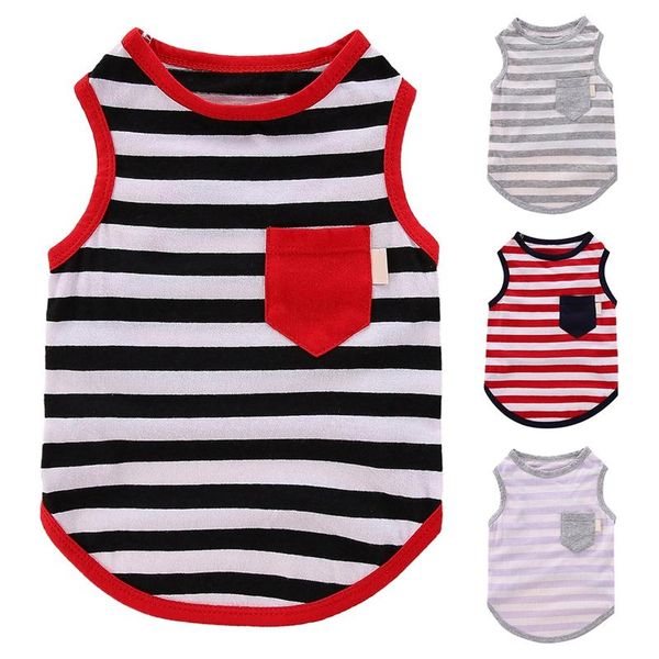 dog apparel summer striped clothes pet cotton vest with pocket clothing for chihuahua cat dogs yorkshire
dog apparel summer striped clothes pet cotton vest with pocket clothing for chihuahua cat dogs yorkshire
