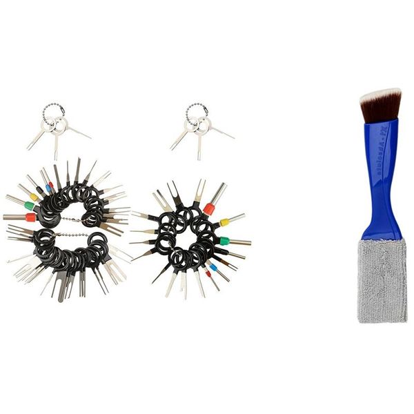 car sponge 1x brush dusting remove double side for air conditioning panel a & 60pc terminal removal tool kit wire connector pin
car sponge 1x brush dusting remove double side for air conditioning panel a & 60pc terminal removal tool kit wire connector pin