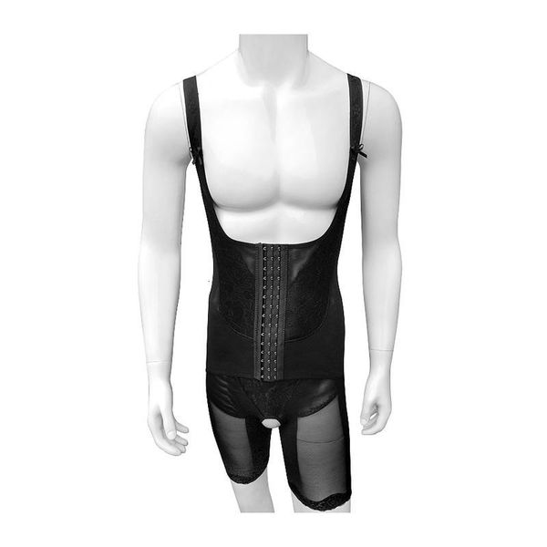 lace mens bodyshape open crotch one-piece shapewear slimming belt girdle corset bulifter tummy control underwear men's body shapers, Black;brown
lace mens bodyshape open crotch one-piece shapewear slimming belt girdle corset bulifter tummy control underwear men's body shapers, Black;brown