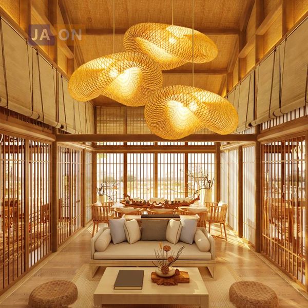 chandeliers led e27 chinese bamboo iron wood chandelier lighting lamparas de techo suspension luminaire lampen for foyer bedroom
