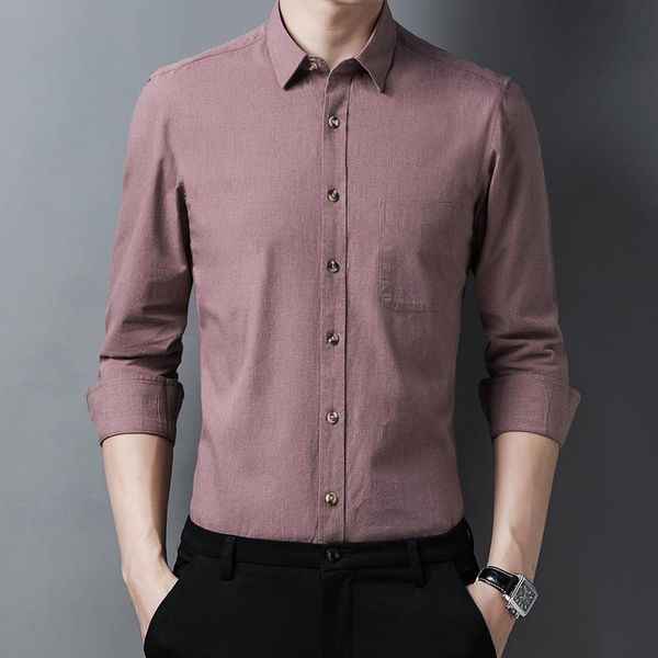 men's casual shirts 2021 spring and autumn solid color long-sleeved shirt clothing business zde1677, White;black
men's casual shirts 2021 spring and autumn solid color long-sleeved shirt clothing business zde1677, White;black