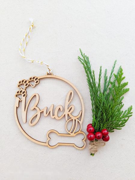 christmas decorations pet name ornament, personalized dog wooden gift, engrave, xmas tree decoration bauble
christmas decorations pet name ornament, personalized dog wooden gift, engrave, xmas tree decoration bauble