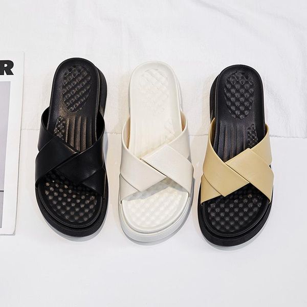 slippers 2021 fashion summer women thick bottom casual comfort outdoor shoes beach soft sole slide sandals, Black
slippers 2021 fashion summer women thick bottom casual comfort outdoor shoes beach soft sole slide sandals, Black