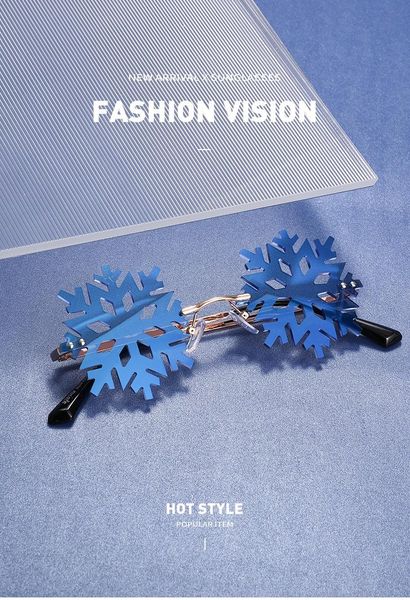 sunglasses personality party multicolor metal legs snowflake shaped trend glasses for men and women the same style, White;black
sunglasses personality party multicolor metal legs snowflake shaped trend glasses for men and women the same style, White;black