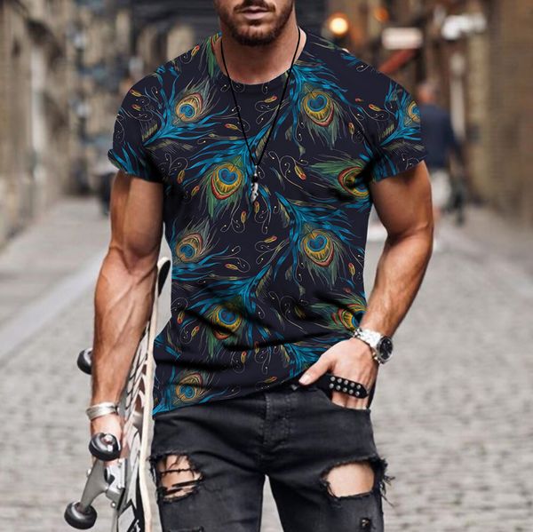 tees,polos plus-size fashion man summer feather 3d digital printing men's short sleeve t-shirt trend
tees,polos plus-size fashion man summer feather 3d digital printing men's short sleeve t-shirt trend
