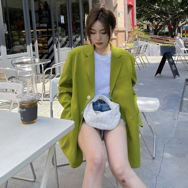 women's suits & blazers coat green thin foreign suit style small korean chic summer 2021, White;black
women's suits & blazers coat green thin foreign suit style small korean chic summer 2021, White;black