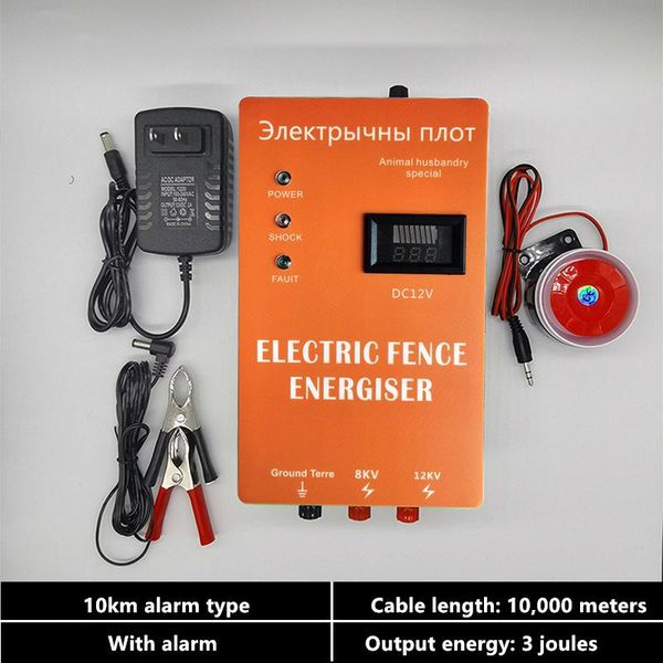 fencing, trellis & gates 5km/10km electric fence solar energizer charger controller high voltage horse cattle poultry farm animal alarm live
fencing, trellis & gates 5km/10km electric fence solar energizer charger controller high voltage horse cattle poultry farm animal alarm live