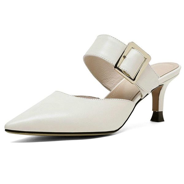 slippers genuine leather women slipper fashion poined toes high heels sandals for 2021 summer party prom shoes woman, Black
slippers genuine leather women slipper fashion poined toes high heels sandals for 2021 summer party prom shoes woman, Black