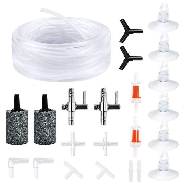 air pumps & accessories airline tubing aquarium pump for fish tank with stones, check valves, suction cups and connectors
air pumps & accessories airline tubing aquarium pump for fish tank with stones, check valves, suction cups and connectors