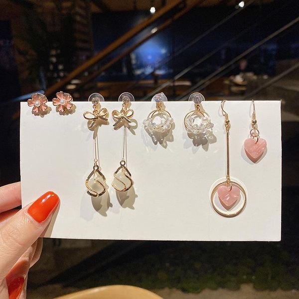 dangle & chandelier faceins women's temperament earrings 2021 korean retro pearl stud sets female hoop jewelry accessories, Silver
dangle & chandelier faceins women's temperament earrings 2021 korean retro pearl stud sets female hoop jewelry accessories, Silver