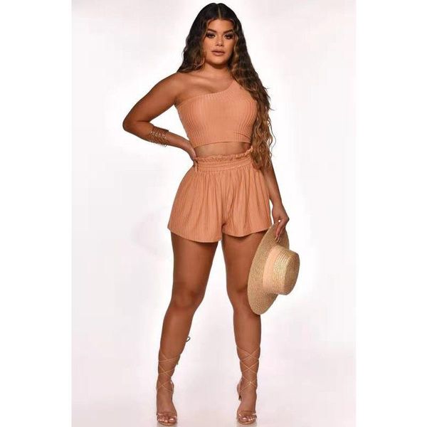 women's tracksuits summer clothing two piece set women solid asymmetry tank shorts sets club outfit sports lounge streetwear wholes, Gray
women's tracksuits summer clothing two piece set women solid asymmetry tank shorts sets club outfit sports lounge streetwear wholes, Gray