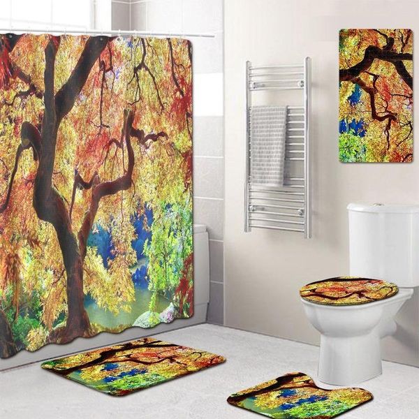 bath mats beautiful scenery mat bathroom curtain five-piece set partition floor toilet cover foot
bath mats beautiful scenery mat bathroom curtain five-piece set partition floor toilet cover foot