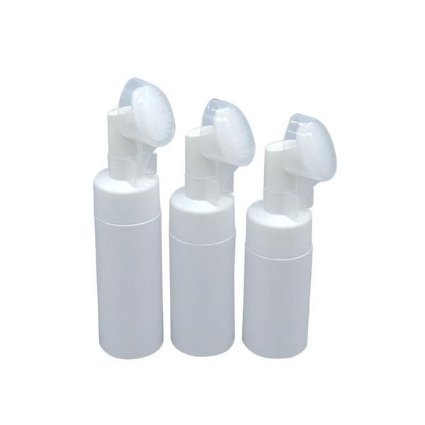 portable face cleanser bottle with foaming pump silicon brush massage head for facial foam skin care storage bottles & jars
portable face cleanser bottle with foaming pump silicon brush massage head for facial foam skin care storage bottles & jars