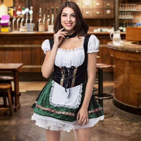 casual dresses 40# dress women halloween stage costume maid oktoberfest lace up pleated cosplay party club vestidos, Black;gray
casual dresses 40# dress women halloween stage costume maid oktoberfest lace up pleated cosplay party club vestidos, Black;gray