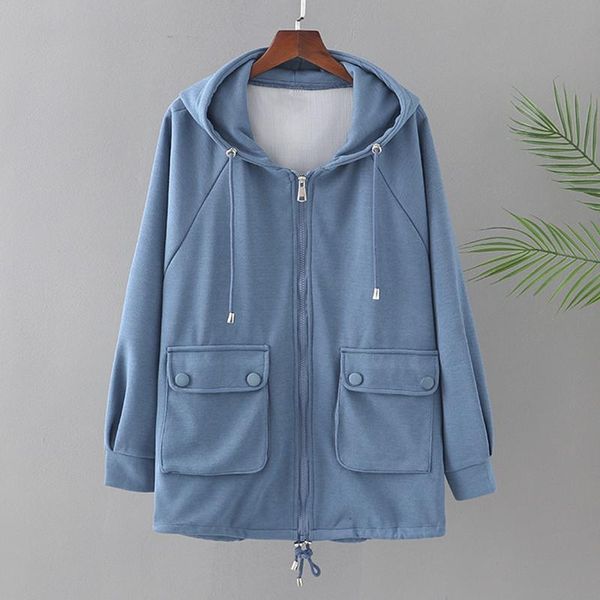 plus size outerwear & coats coat for women 5xl in spring and autumn long sleeve hooded stitching color casual jacket with pocket large, Black
plus size outerwear & coats coat for women 5xl in spring and autumn long sleeve hooded stitching color casual jacket with pocket large, Black
