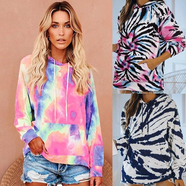 women's hoodies & sweatshirts hoodies women tie dye print sweatshirt women pockets long sleeve autumn winter clothes streetwear, Black
women's hoodies & sweatshirts hoodies women tie dye print sweatshirt women pockets long sleeve autumn winter clothes streetwear, Black