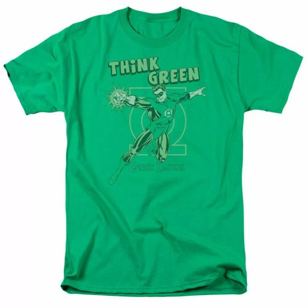 Green Lantern Think Green T Shirt Mens Licensed DC Comics Tee Kelly Green, White;black
Green Lantern Think Green T Shirt Mens Licensed DC Comics Tee Kelly Green, White;black