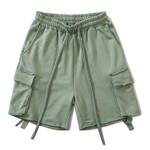 men's shorts 2021 men casual solid color ripped cargo harajuku streetwear summer hip hop baggy pants fashion joggers, White;black
men's shorts 2021 men casual solid color ripped cargo harajuku streetwear summer hip hop baggy pants fashion joggers, White;black