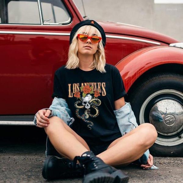 women's t-shirt summer fashion t shirt los angeles skull printed short sleeves oversized aesthetic clothes, White
women's t-shirt summer fashion t shirt los angeles skull printed short sleeves oversized aesthetic clothes, White