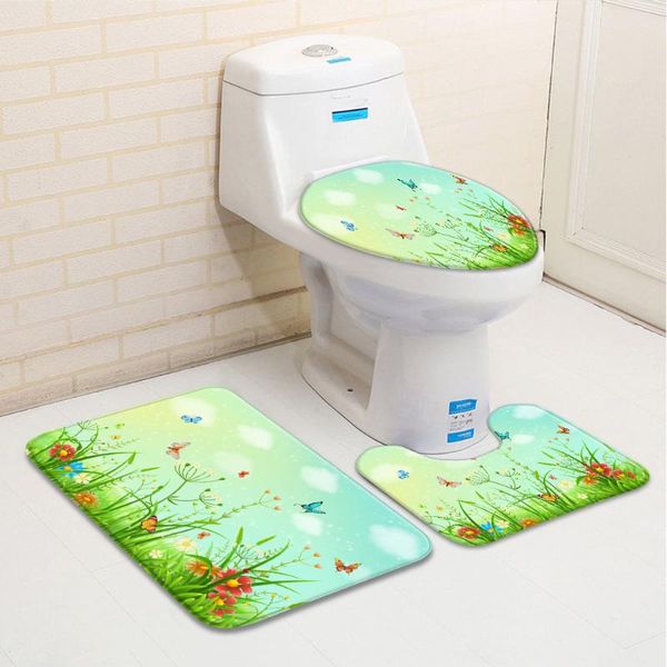 bath mats 3pcs/set purple flower bathroom mat set spring floral plant butterfly pattern decor rug bathtub toilet non-slip carpet
bath mats 3pcs/set purple flower bathroom mat set spring floral plant butterfly pattern decor rug bathtub toilet non-slip carpet