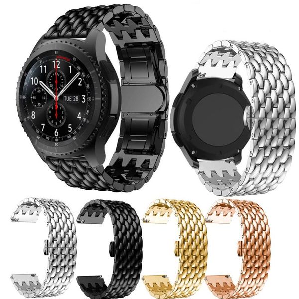 watch bands 22mm band for samsung galaxy 46mm stainless steel metal replacement wrist strap bracelet, Black;brown
watch bands 22mm band for samsung galaxy 46mm stainless steel metal replacement wrist strap bracelet, Black;brown