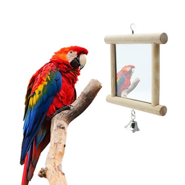 other bird supplies pet parrot stand perch with bell mirror hanging cage wood interactive play toy
other bird supplies pet parrot stand perch with bell mirror hanging cage wood interactive play toy